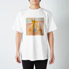 つきおかゆみこのホルン蟹 スタンダードTシャツ