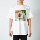 はむはむえどちゃんのはむうさ 夏のバカンス Regular Fit T-Shirt