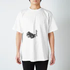 真希ナルセ（マキナル）の無気力な黒柴 티셔츠