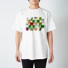 フォーヴァのベジタブルALL－fruits and vegetables word chain－ベジフルしりとり－ Regular Fit T-Shirt