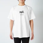 u say...のnull. [T-shirt - Black logo] スタンダードTシャツ