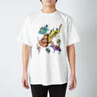 万福すずめの潜ると・・・ Regular Fit T-Shirt