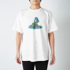 サメ わりとおもいの半魚サメ Regular Fit T-Shirt