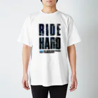 Bikeman_Enduro_ChannelのG-NET OFFICIAL GOODS RIDE HARD BLUE スタンダードTシャツ