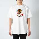 楽団インテリのバンバン万里くん Regular Fit T-Shirt