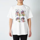 DecoLacertaのmosaic snake Regular Fit T-Shirt