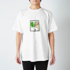 銀の龍のまた会うニャン スタンダードTシャツ