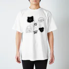 LONESOME TYPE ススの犬ズ (心はオオカミ) Paint It Black スタンダードTシャツ
