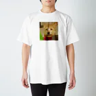 popcorn_jumpのぼっけとした めんこさん スタンダードTシャツ