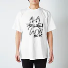 TuZiの下手な絵シリーズ ねこ スタンダードTシャツ