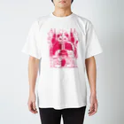 Melt_Geekのブ千切れ中華飯店 ピンク スタンダードTシャツ