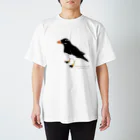 ハルコウヤ＋よはきての漫画「鳥・ストーリー」シリーズ　ウトウ スタンダードTシャツ