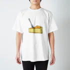 青眼鏡のポップなチーズケーキ Regular Fit T-Shirt