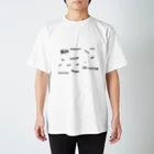 道端珈琲の関数の散らばり Regular Fit T-Shirt