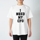 ゴンのI NEED MY CFO（黒） スタンダードTシャツ