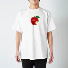 イラスト MONYAAT のりんご　まるかじりB Regular Fit T-Shirt