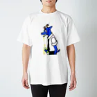 sasizumesabakannのマーライオン会社員 スタンダードTシャツ