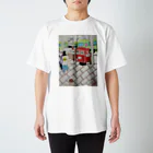 エド・ワード【江戸鉾の愛殿原】。の赤ポスト📮四条河原町 Regular Fit T-Shirt