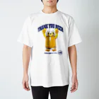 LONESOME TYPE ススのビールジョッキ🍺(猫) スタンダードTシャツ