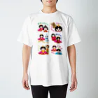 フォーヴァの日本の人形編－hina doll and dolls of the world－お雛はんと世界の人形たち－ スタンダードTシャツ