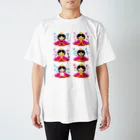 フォーヴァの全身編1－hina doll and dolls of the world－お雛はんと世界の人形たち－ Regular Fit T-Shirt