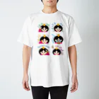 フォーヴァの表情編1－hina doll and dolls of the world－お雛はんと世界の人形たち－ スタンダードTシャツ