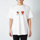 995(ｷｭｳｷｭｳｺﾞ)のむきエビ　むきむきエビ(フチなしver) 티셔츠