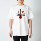 ＯＫダイレクト　powered by SUZURIのI LOVE LesPaul Regular Fit T-Shirt