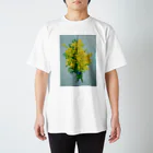 tomorebiのミモザの花束 スタンダードTシャツ