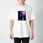 ニアちゃんとみぞれちゃんのみぞれちゃん　宇宙猫 Regular Fit T-Shirt