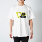 なかむらよすぃ＊shopのドット絵 ショベルカー Regular Fit T-Shirt
