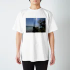 sadotrip | Delightのsadotrip | 加茂湖と太陽 Regular Fit T-Shirt