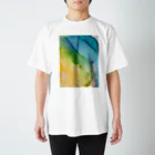 nenekomichiの海-アルコールインクアート スタンダードTシャツ