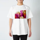 nenekomichiの彩-アルコールインクアート Regular Fit T-Shirt