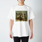 nekosukihentaiの3兄弟ネコ スタンダードTシャツ