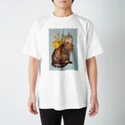 おちょぴのFlower Cat Fairies K Regular Fit T-Shirt