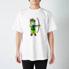 豚人イラストのパンダ武島のピッグ・フッド Regular Fit T-Shirt