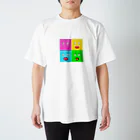 Lazy Faces Clubのサンプル（片面のみ） スタンダードTシャツ