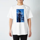 ruufu_SHOPの鉄塔スウェットno.01 スタンダードTシャツ