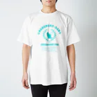 いろはにゃんこ堂の羽ねこさん（ロゴバージョン２/ミント） Regular Fit T-Shirt