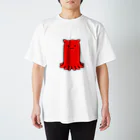 ZZZのたこねこさん（あか） Regular Fit T-Shirt