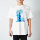 made blueのCLEAR BLUE WOLF Regular Fit T-Shirt