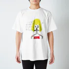 Y.Maeda.のyellow big head girl スタンダードTシャツ