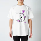 Skipの癒されシロネコちゃん Regular Fit T-Shirt