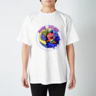 HxA paintshopの恐竜のトレックスとメンダコのあさひくん スタンダードTシャツ