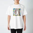 Yoshisyanのにゃんこ Regular Fit T-Shirt