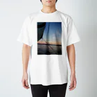 かえるのあまみサンセットTシャツ Regular Fit T-Shirt