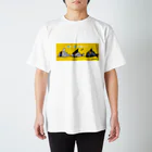 cory-paradiseのラブ・コリドラス！黄 Regular Fit T-Shirt