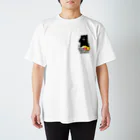 CK & outdoorマガジン店の月輪熊　ロゴ風シャツ Regular Fit T-Shirt