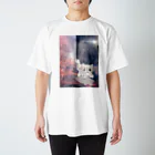 izumimimimimimiの空と雲と太陽と猫 ロングバージョン Regular Fit T-Shirt